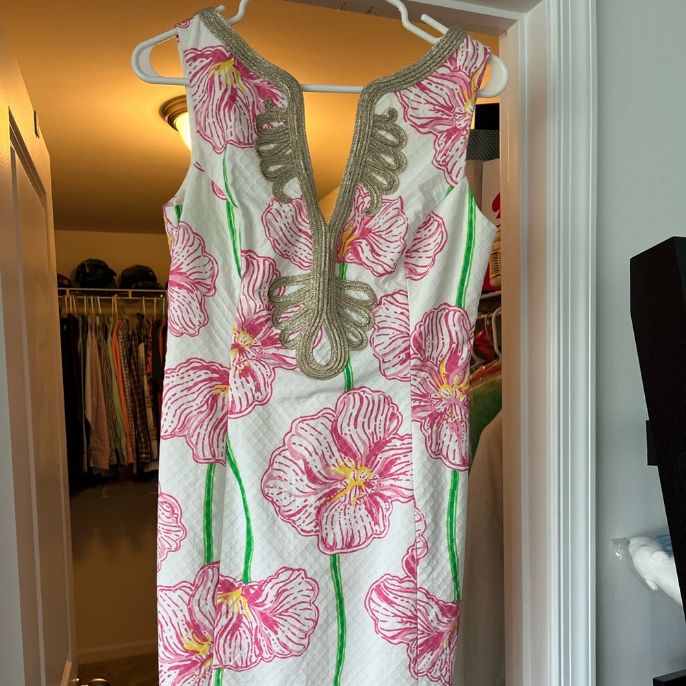 Lilly Pulitzer NWT Janice Shift Dress in Clover Cup Size 6